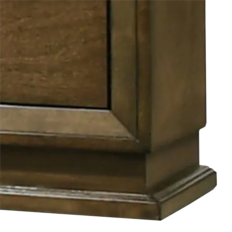 Rouk 24 Inch 2 Drawer Nightstand- Transitional