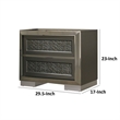 Levi Nightstand- 2 Leaf Molded Framed Drawers