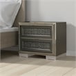 Levi Nightstand- 2 Leaf Molded Framed Drawers
