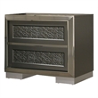 Levi Nightstand- 2 Leaf Molded Framed Drawers