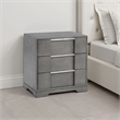 Levice Nightstand with 3 Drawers- Dovetail Built Solid Wood