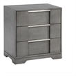 Levice Nightstand with 3 Drawers- Dovetail Built Solid Wood