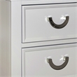 Roly Nightstand with 2 Drawers- Molded Details-Solid Wood