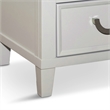 Roly Nightstand with 2 Drawers- Molded Details-Solid Wood