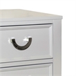 Roly Nightstand with 2 Drawers- Molded Details-Solid Wood
