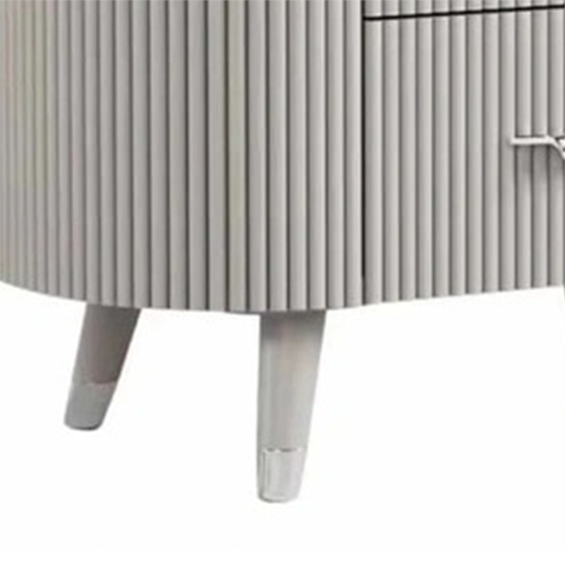 Gema Nightstand- 2 Drawers- Cultured Stone Top