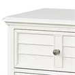 Kyna Nightstand- 2 Drawers- Classic Antique White Solid Wood- 28 Inch