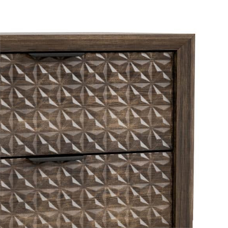 Fel Nightstand- 2 Drawers- 25 Inch