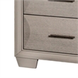 Nitz Nightstand- 2 Drawers- White Solid Wood- Metal Handles- 27 Inch