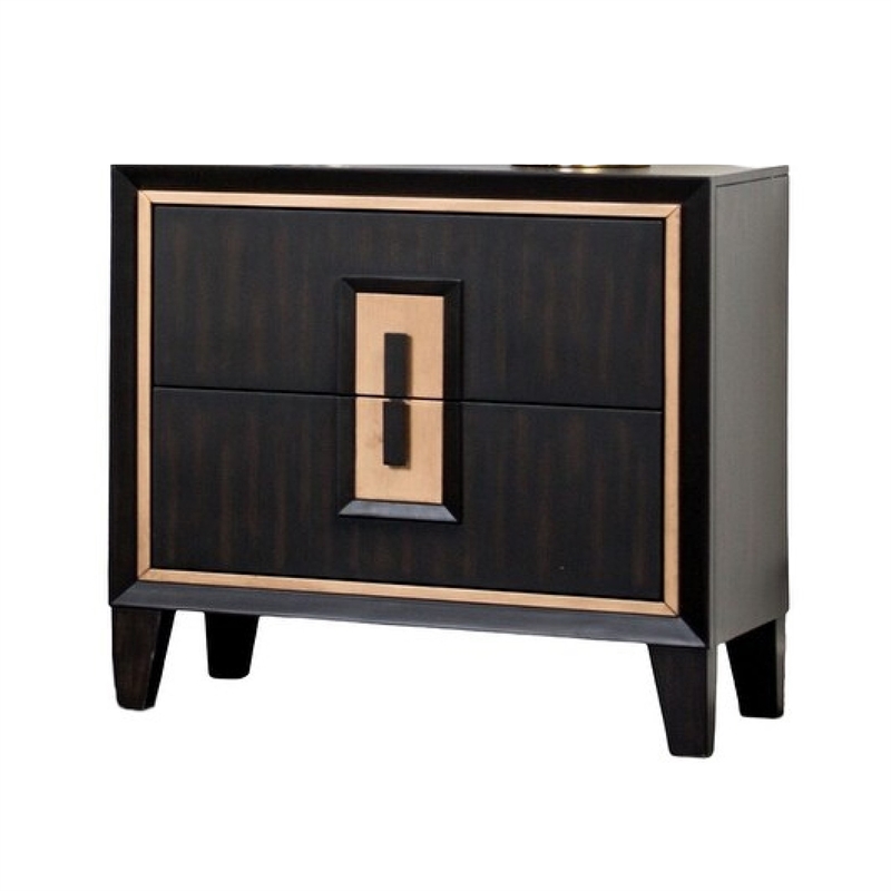 Yada Nightstand- 2 Drawers-27 Inch
