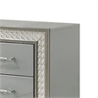 Cyl Nightstand with 2 Drawers- Scale Molding Trim