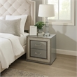 Cyl Nightstand with 2 Drawers- Scale Molding Trim