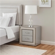 Cyl Nightstand with 2 Drawers- Scale Molding Trim