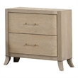 Fea Nightstand with USB Ports- 2 Drawers