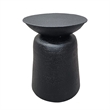 Josi 21 Inch Round Side End Table- Handcrafted Hammered Design