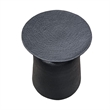 Josi 21 Inch Round Side End Table- Handcrafted Hammered Design