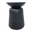 Josi 21 Inch Round Side End Table- Handcrafted Hammered Design