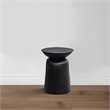 Josi 21 Inch Round Side End Table- Handcrafted Hammered Design