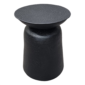 Josi 21 Inch Round Side End Table- Handcrafted Hammered Design