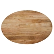Muna Coffee Table- 36 Inch Oval Top- Handcrafted in  Mango Wood