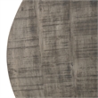 36 Inch Round Coffee Table- Handcrafted Drum Shape