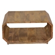 30 Inch Coffee Table- Handcrafted Hollow Cube Shape