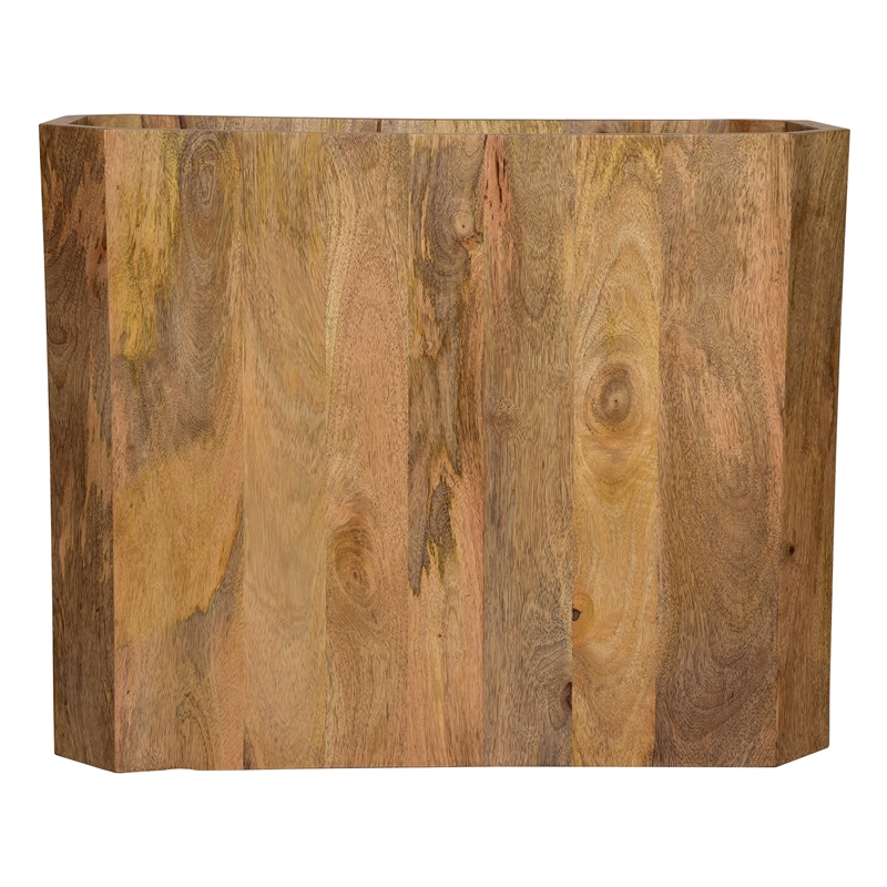 30 Inch Coffee Table- Handcrafted Hollow Cube Shape