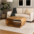 30 Inch Coffee Table- Handcrafted Hollow Cube Shape