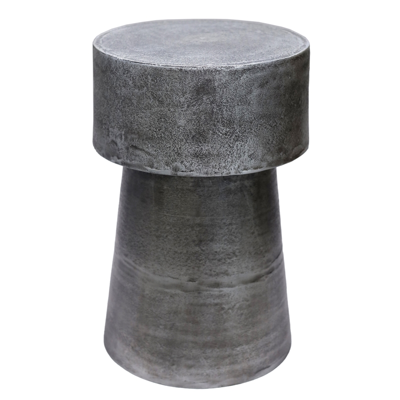 Vintage 23.6 Inch Accent Side Table- Round Top