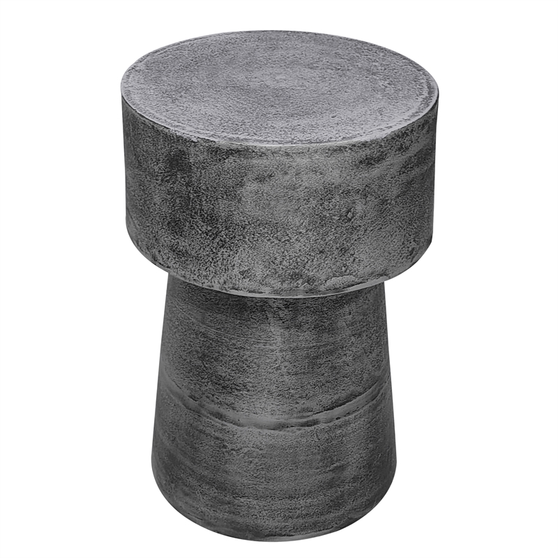Vintage 23.6 Inch Accent Side Table- Round Top