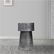 Vintage 23.6 Inch Accent Side Table- Round Top