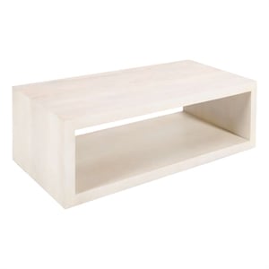 Keli Coffee Table- 58 Inch Minimalist Open Frame