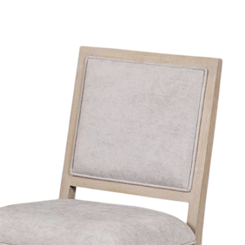 Kizie Dining Side Chair Set of 2-Rustic Panel Design Tawny Brown Wood