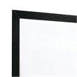 Ryla Dresser Vanity Mirror-38 Inch Square Frame-Black Solid Wood