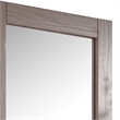 Stav 40 Inch Wall Mirror-Rustic White Solid Wood Rectangular Frame