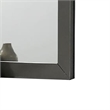 Aliso Dresser Mirror-Modern Metallic Gray Solid Wood Frame-38 Inch
