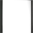 Lati Dresser Mirror-Beveled Glass-Black Wood-40 Inch Square