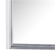 Eleena Dresser Mirror-Beveled Glass-Silver Solid Wood Frame-41x42