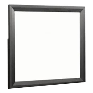 Kaira Dresser Mirror with Espresso Brown Solid Wood Frame-36x42