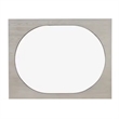 Celly Mirror-Round Beveled Edges-White Oak Solid Rubberwood 36x46