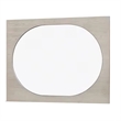 Celly Mirror-Round Beveled Edges-White Oak Solid Rubberwood 36x46