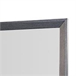Kizie Dresser Mirror-Classic Weathered Black Solid Rubberwood 42 Inch