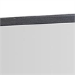 Kizie Dresser Mirror-Classic Weathered Black Solid Rubberwood 42 Inch