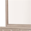 Kizie Dresser Mirror-Modern Classic Oak Beige Solid Wood-42 Inch