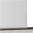 Hamps Dresser Mirror-White Solid Wood-Subtle Frame Details-38x42