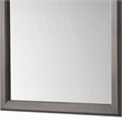 Zyna Accent Dresser Mirror-Modern Gray Wood-36x38 Rectangular Frame