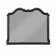 Chery Dresser Mirror-39x46 Beveled Edges and Classic Black Wood Frame