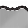 Chery Dresser Mirror-39x46 Beveled Edges and Classic Black Wood Frame