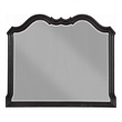 Chery Dresser Mirror-39x46 Beveled Edges and Classic Black Wood Frame