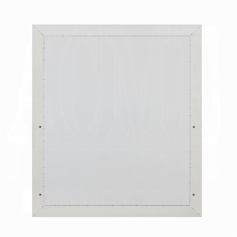 Tyra Accent Dresser Mirror-Sleek Square Wood Frame-34x39 Glossy Pink